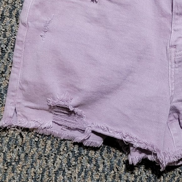 Pistola Winston High-Rise Fray Hem Cut Off Shorts Size 28 - Picture 4 of 13